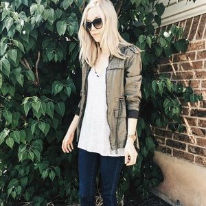 Khaki Green Anorak Jacket